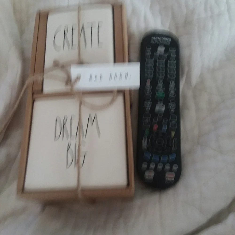 New Rae Dunn Create Dream Big ceramic holders In Gift Box